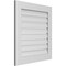 Ekena Millwork Vertical Surface Mount PVC Gable Vent: Functional, w/ 3-1/2"W x 1"P Standard Frame, 28"W x 30"H GVPVE28X3001SF - alternate 4